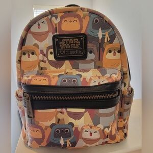 RARE Star Wars Loungefly Ewok Backpack